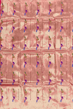 Pink Paithani Brocade Silk Blouse Fabric ( 1 Mtr ) - Luxurion World