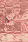 Pink Paithani Brocade Silk Blouse Fabric ( 1 Mtr ) - Luxurion World