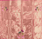 Pink Paithani Brocade Silk Blouse Fabric ( 1 Mtr ) - Luxurion World