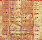 Golden Paithani Brocade Silk Blouse Fabric ( 1 Mtr ) - Luxurion World