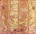 Golden Paithani Brocade Silk Blouse Fabric ( 1 Mtr ) - Luxurion World