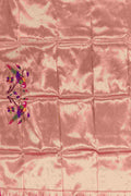 Pink Paithani Brocade Silk Blouse Fabric ( 1 Mtr ) - Luxurion World