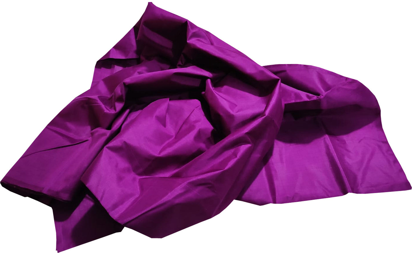 Purple Plain Pure Silk Fabric - Luxurion World