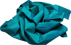 Blue Plain Pure Silk Fabric - Luxurion World