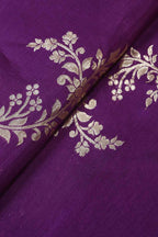 Purple Trendy Dola Silk Fabric ( 0.5 Mtr ) - Luxurion World
