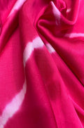 Pink Tie And Dye Trendy Modal Satin Silk Fabric ( 1 Mtr ) - Luxurion World