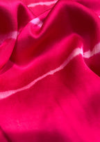 Pink Tie And Dye Trendy Modal Satin Silk Fabric ( 1 Mtr ) - Luxurion World