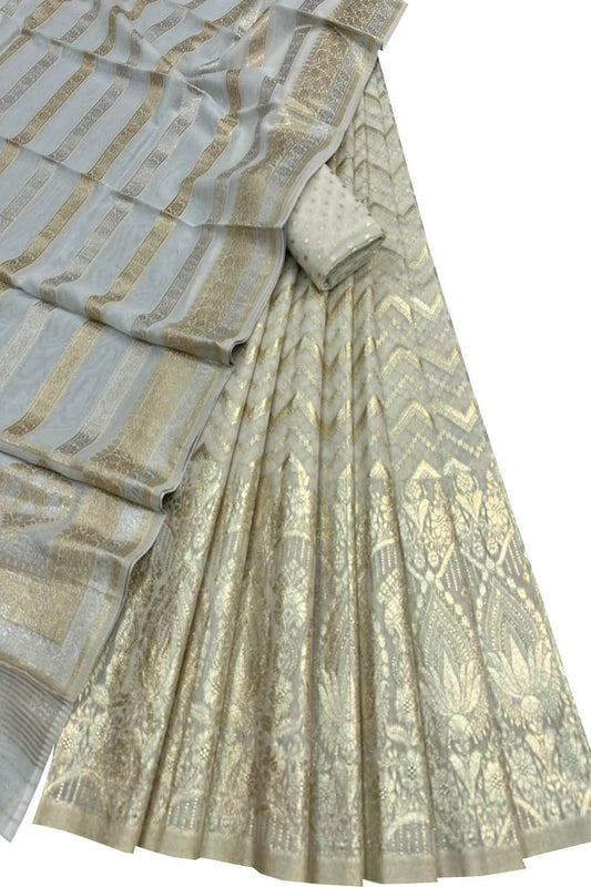 Dazzling Banarasi Chanderi Silk Lehenga Set: A Perfect Blend of Elegance and Versatility