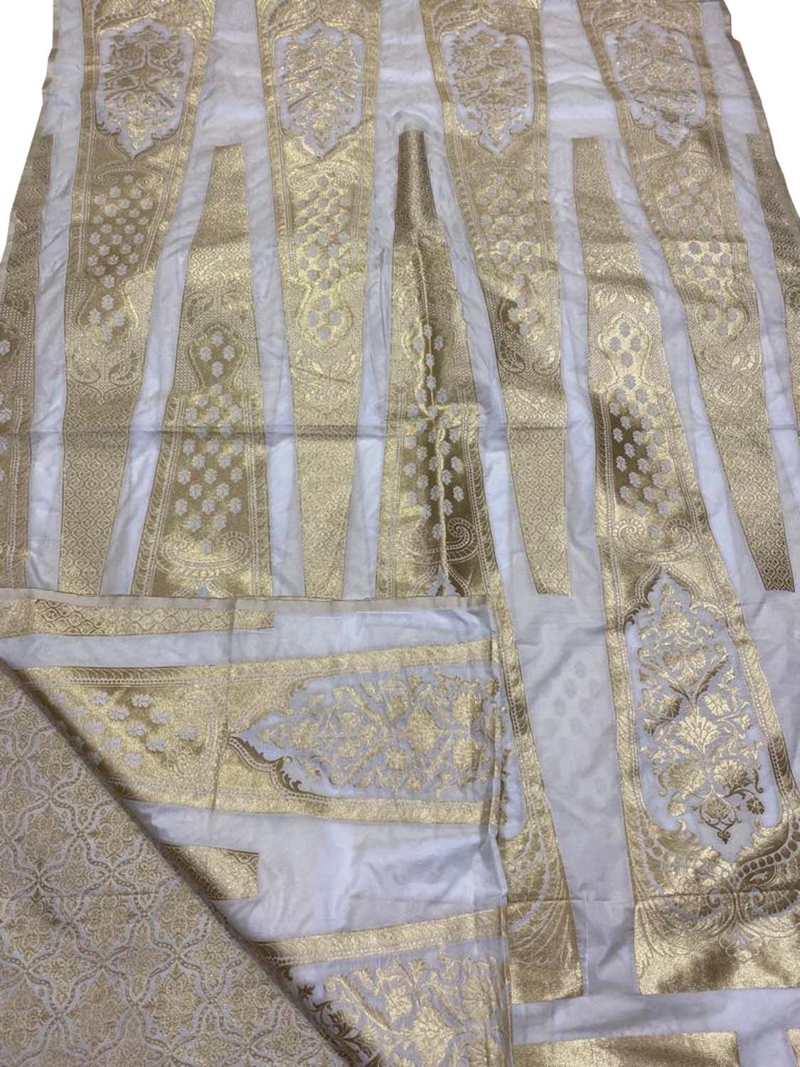 Dazzling Dyeable Banarasi Silk Lehenga: Unstitched Elegance - Luxurion World