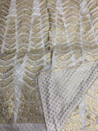 Dazzling Dyeable Banarasi Silk Lehenga: Unstitched Elegance - Luxurion World
