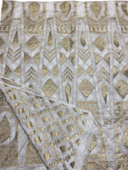 Dazzling Dyeable Banarasi Silk Lehenga: Unstitched Elegance - Luxurion World