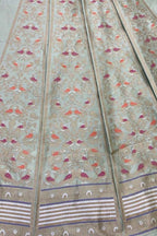 Pastel Pure Katan Silk Lehenga Set - Luxurion World