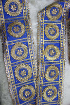 Exquisite Blue Hand Gota Work Lace: Timeless Beauty ( Roll OF 9 Meter ) - Luxurion World