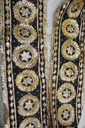 Elegant Black Gota Lace: Timeless Charm for Traditional Wear - Luxurion World