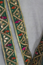 Green Gota Work Lace: Traditional Handcrafted Beauty (9m Roll) - Luxurion World