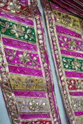 Exquisite Multicolor Hand Gota Work Lace: 9 Meter Roll - Luxurion World