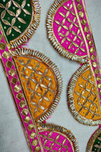 Vibrant Multicolor Gota Work Lace: 9 Meter Roll for Traditional Handcrafts - Luxurion World