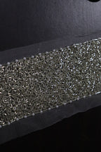 Exquisite Golden Cutdana Beads Embroidered Lace: A Masterpiece of Elegance ( Roll OF 9 Meter ) - Luxurion World