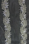 Silver Stone and Pearl Work Lace (9 Meter Roll) - Luxurion World