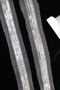 White Handwork Lace: 9 Meter Roll of Embellished Elegance - Luxurion World