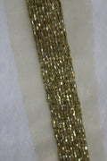 Exquisite Golden Beads Handwork Lace: A Masterpiece of Embellishment ( Roll OF 9 Meter ) - Luxurion World