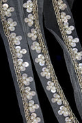Exquisite White Lace with Intricate Beads And Sequins Handwork Embellishments ( Roll OF 9 Meter ) - Luxurion World