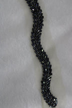 Exquisite Black Lace with Intricate Handwork Embellishments - Luxurion World