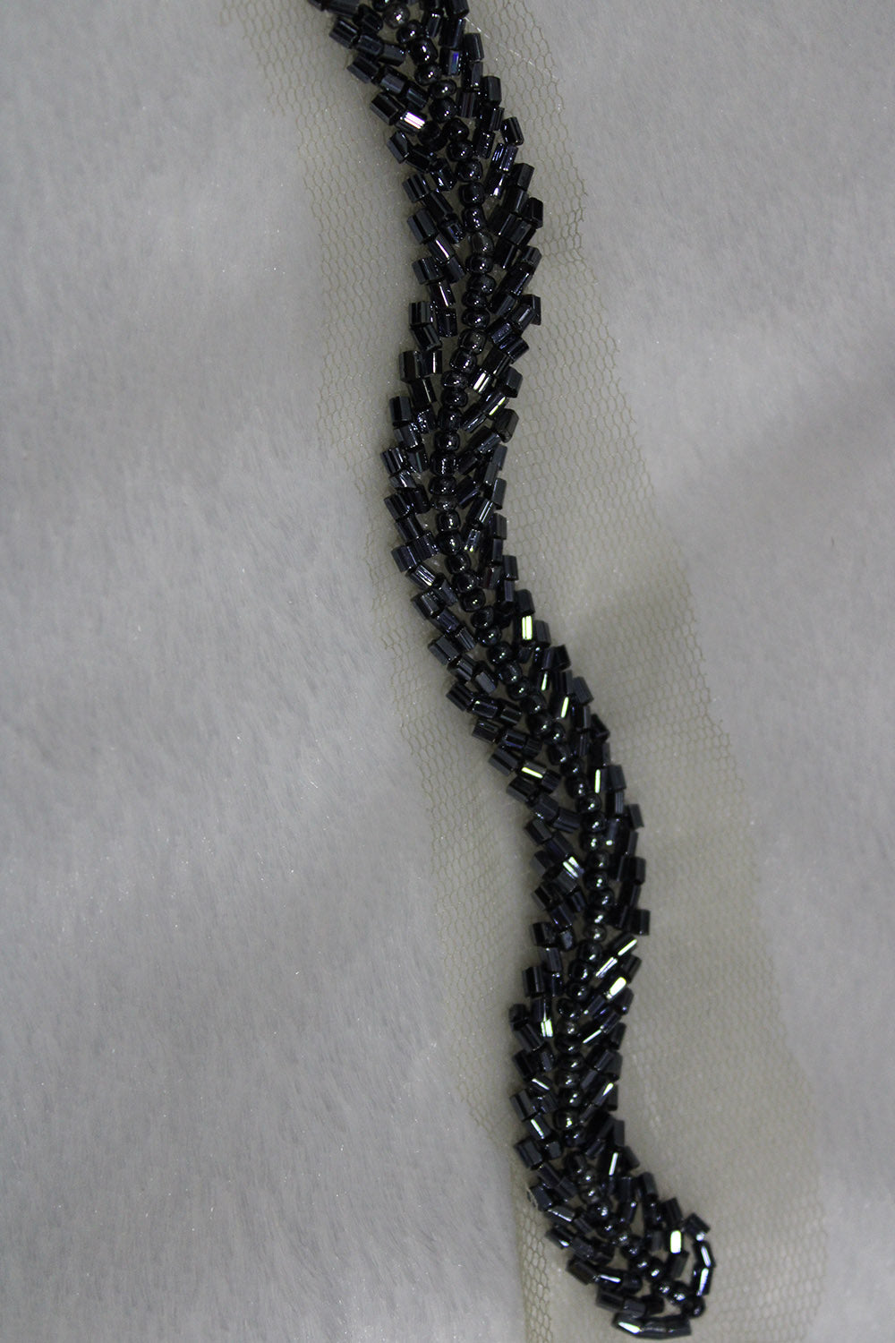 Exquisite Black Lace with Intricate Handwork Embellishments - Luxurion World