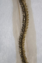Exquisite Golden Handwork Lace: A Masterpiece of Embellishment - Luxurion World