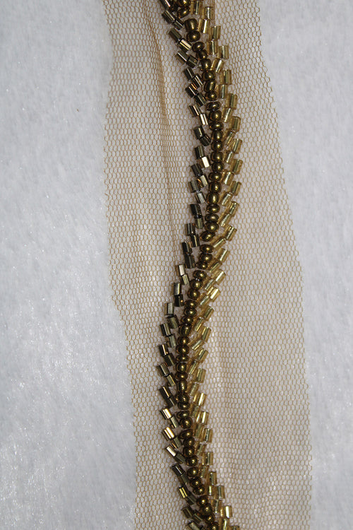 Exquisite Golden Handwork Lace: A Masterpiece of Embellishment - Luxurion World