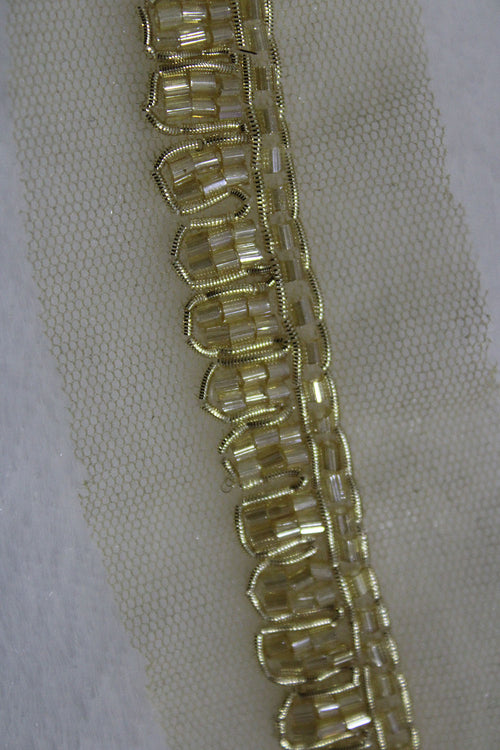 Exquisite Golden Handwork Lace: A Masterpiece of Embellishment - Luxurion World