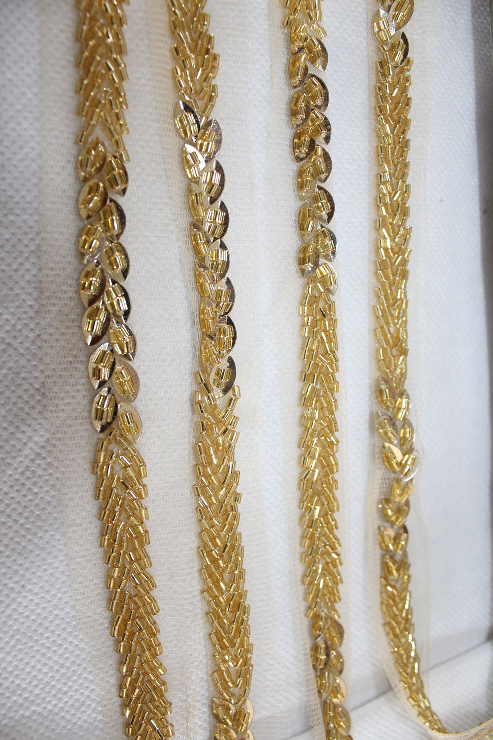 Exquisite Golden Handwork Lace: A Masterpiece of Embellishment - Luxurion World