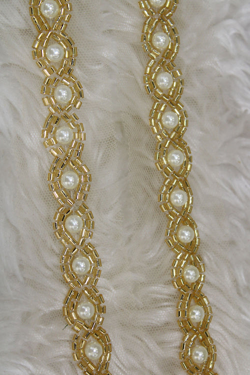 Exquisite Golden Handwork Lace: A Masterpiece of Embellishment - Luxurion World
