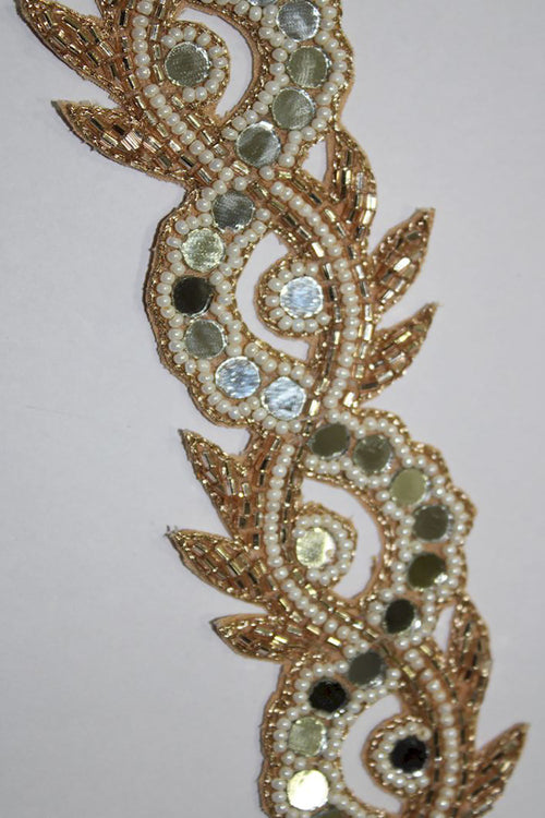 Exquisite Golden Handwork Lace: A Masterpiece of Embellishment - Luxurion World