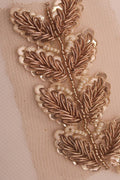 Gilded Elegance: Opulent Handcrafted Lace with Golden Embellishments - Luxurion World