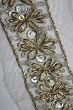 Exquisite Golden Handwork Lace: A Masterpiece of Embellishment - Luxurion World