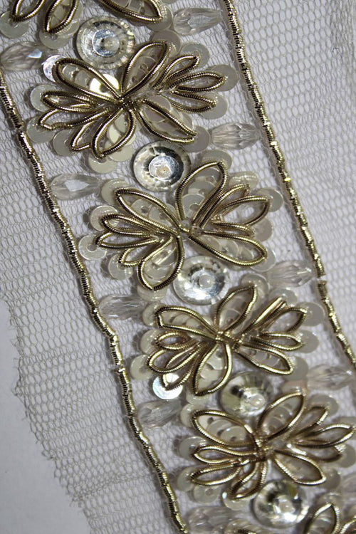 Exquisite Golden Handwork Lace: A Masterpiece of Embellishment - Luxurion World