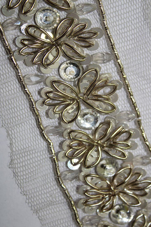 Exquisite Golden Handwork Lace: A Masterpiece of Embellishment - Luxurion World