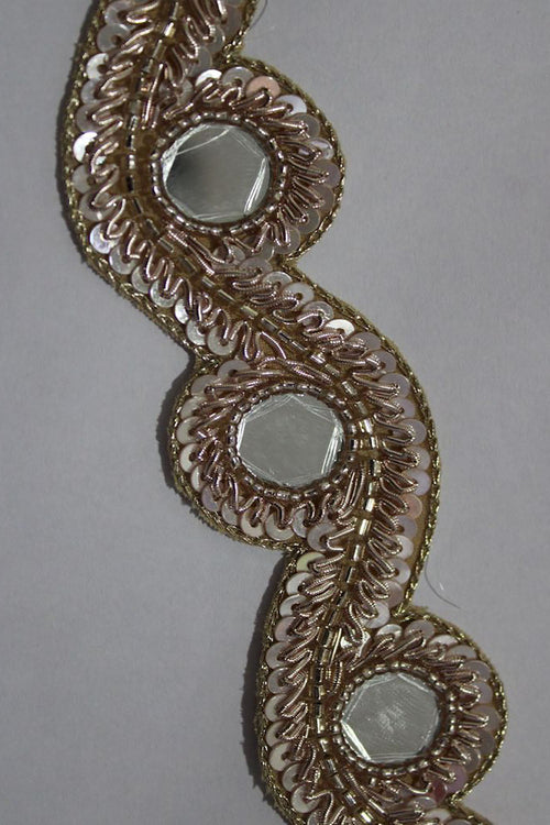 Gilded Elegance: Opulent Handcrafted Lace with Golden Embellishments - Luxurion World