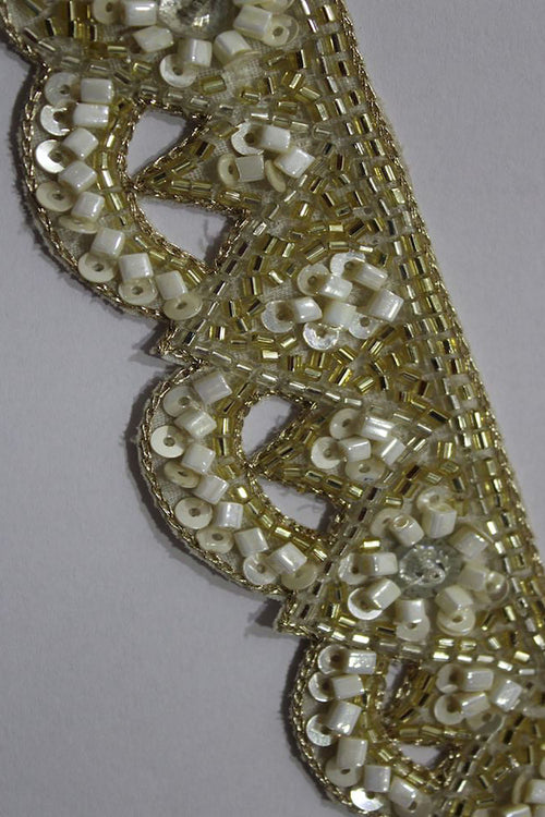Exquisite Golden Handwork Lace: A Masterpiece of Embellishment - Luxurion World
