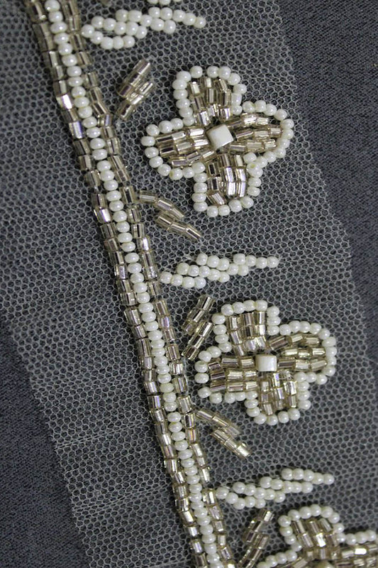 Golden Embellished Handwork Lace ( Roll OF 9 Meter ) - Luxurion World