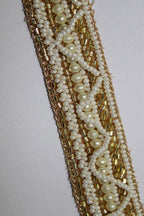 Exquisite Golden Lace: Intricate Handwork & Embellishments - Luxurion World