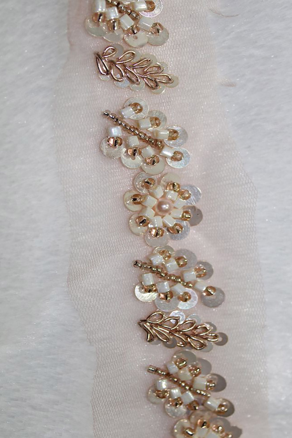 Gilded Elegance: Opulent Handcrafted Lace with Golden Embellishments - Luxurion World