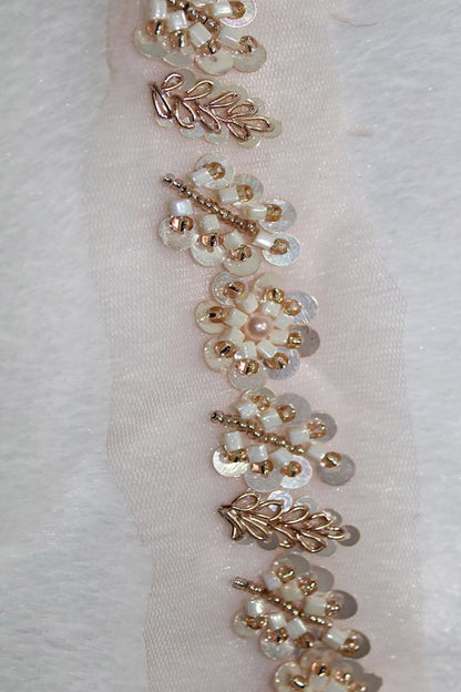 Gilded Elegance: Opulent Handcrafted Lace with Golden Embellishments - Luxurion World