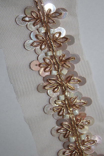 Exquisite Golden Handwork Lace: A Masterpiece of Embellishment - Luxurion World