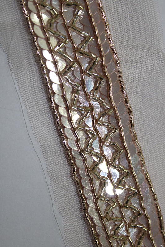 Exquisite Golden Handwork Lace: A Masterpiece of Embellishment - Luxurion World