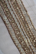 Exquisite Golden Handwork Lace: A Masterpiece of Embellishment - Luxurion World