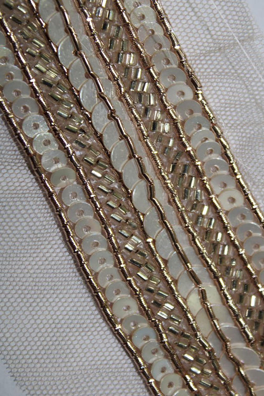 Exquisite Golden Handwork Lace: A Masterpiece of Embellishment - Luxurion World