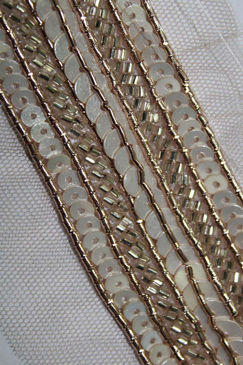 Exquisite Golden Handwork Lace: A Masterpiece of Embellishment - Luxurion World