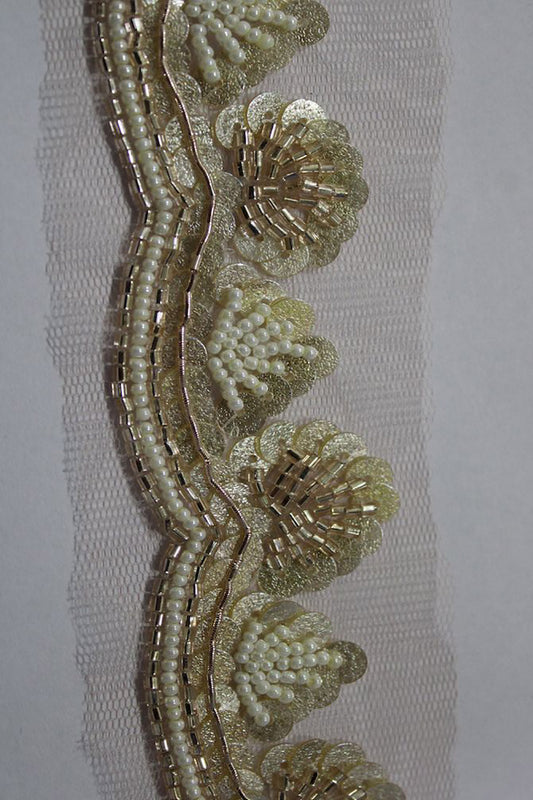 Exquisite Golden Handwork Lace: A Masterpiece of Embellishment - Luxurion World